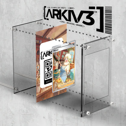 [UNIT: GG64/70] // Melony Extended Art Display Case - Raw