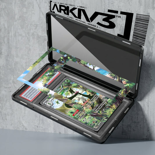 ARKIV3 PSA graded exploded mockup