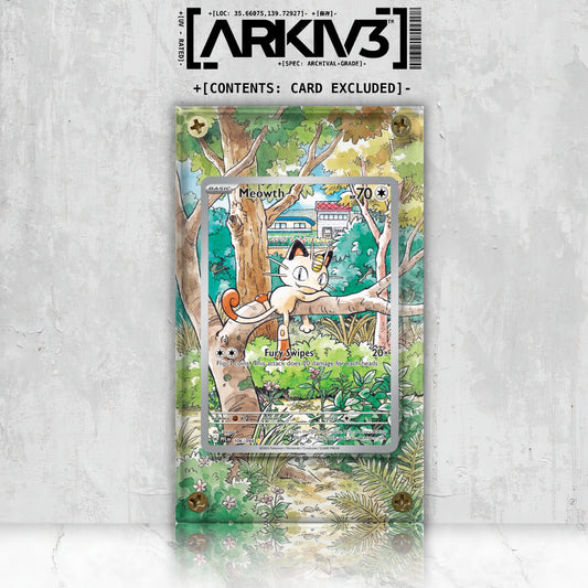 [UNIT: 106/094] // Meowth Extended Art Display Case - Raw