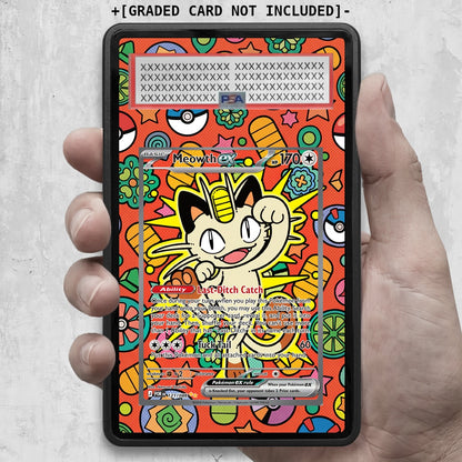 [UNIT: 121/088] // Meowth ex Extended Art Display Case - Graded