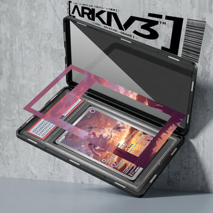 ARKIV3 PSA graded exploded mockup