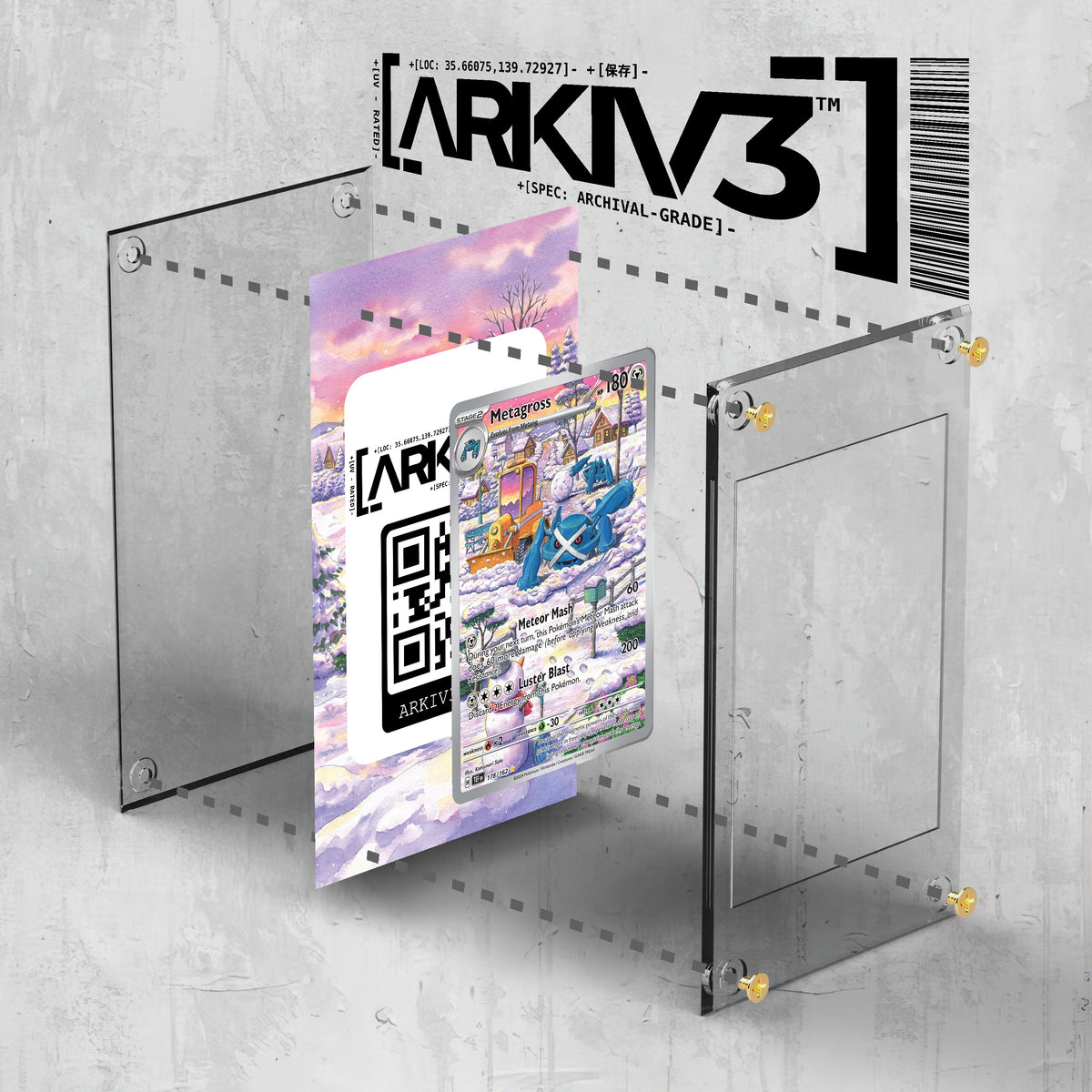 [UNIT: 178/162] // Metagross Extended Art Display Case - Raw