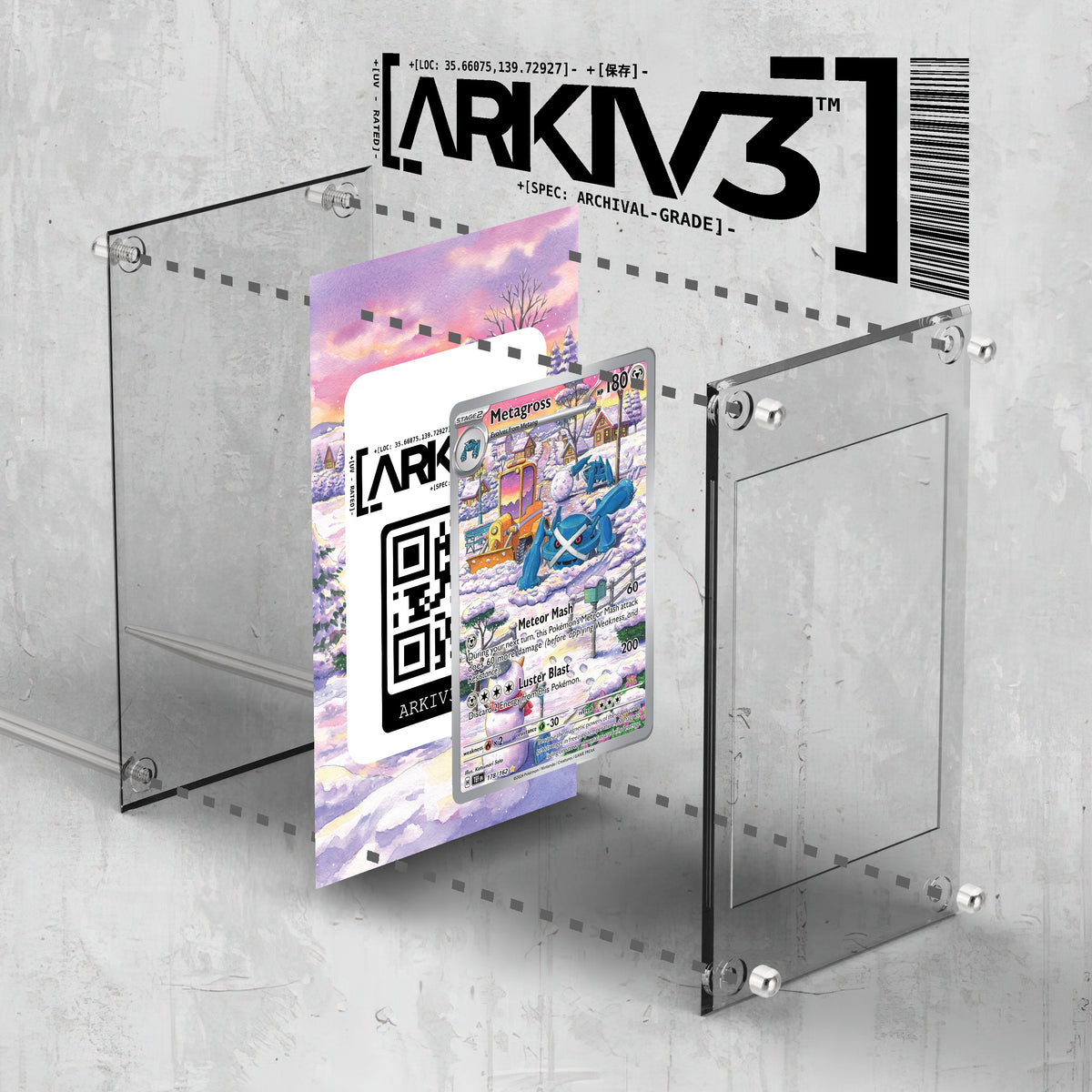 [UNIT: 178/162] // Metagross Extended Art Display Case - Raw