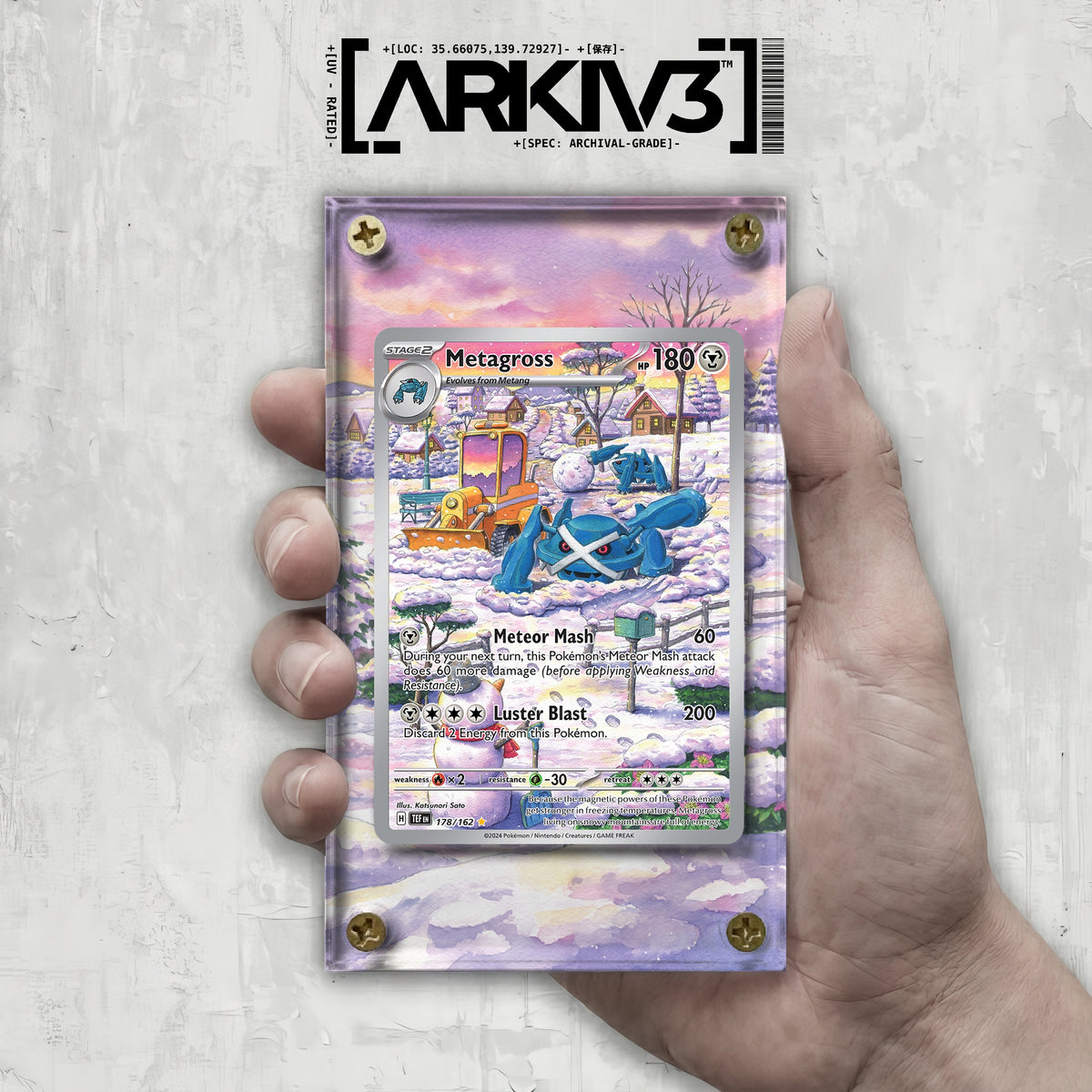 [UNIT: 178/162] // Metagross Extended Art Display Case - Raw