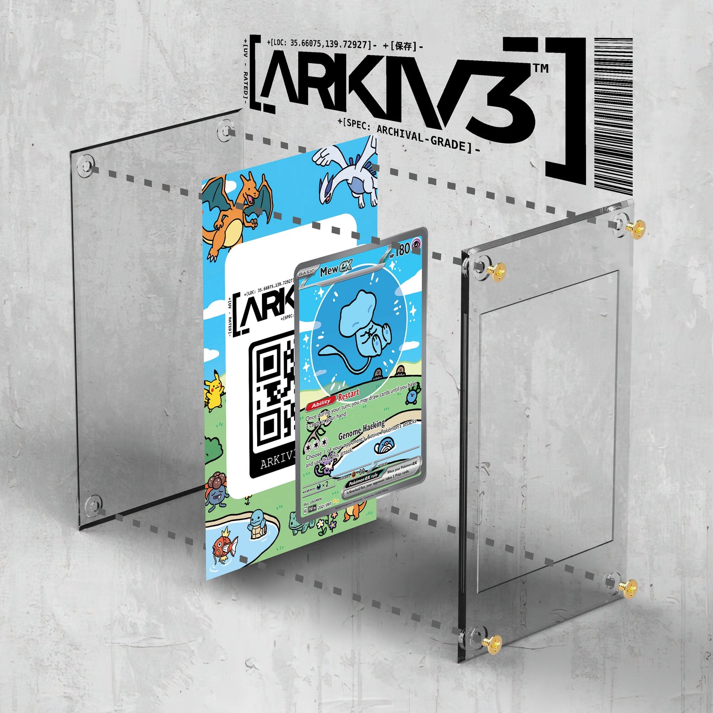 [UNIT: 232/091] // Mew Extended Art Display Case - Raw