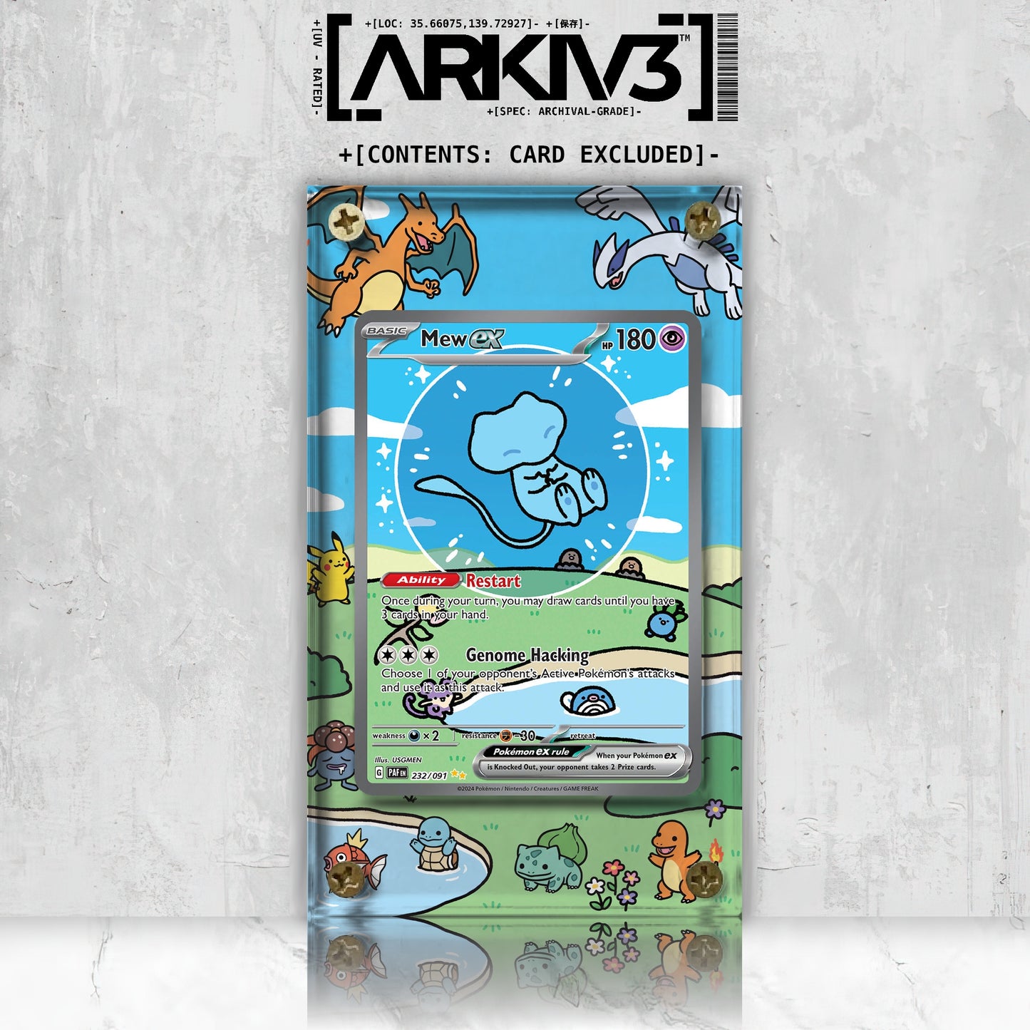 [UNIT: 232/091] // Mew Extended Art Display Case - Raw
