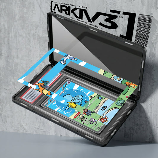ARKIV3 PSA graded exploded mockup