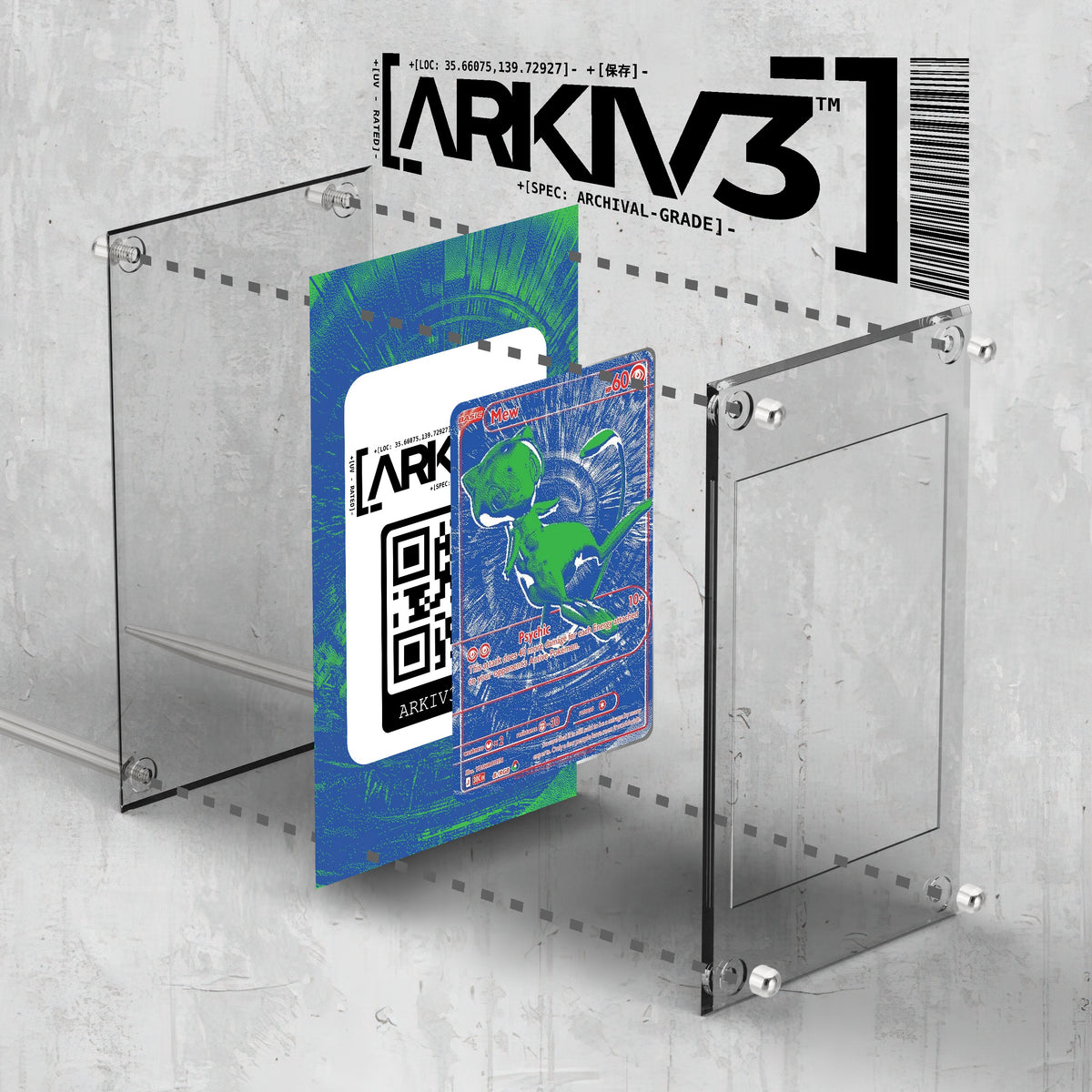 [UNIT: B/RGB] // Mew Extended Art Display Case - Raw