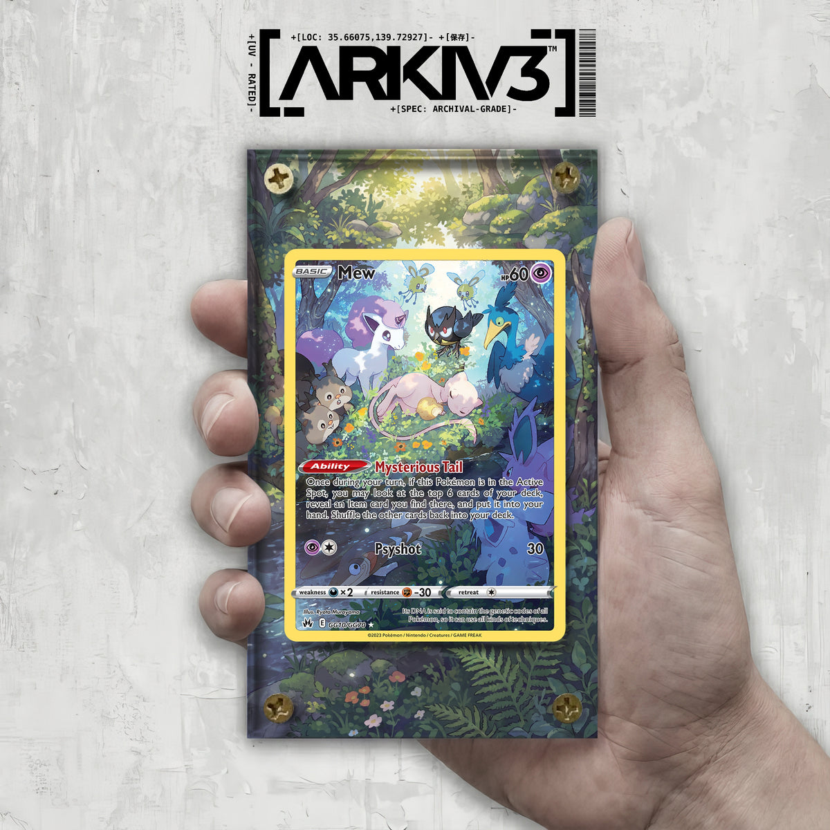 [UNIT: GG10/70] // Mew Extended Art Display Case - Raw