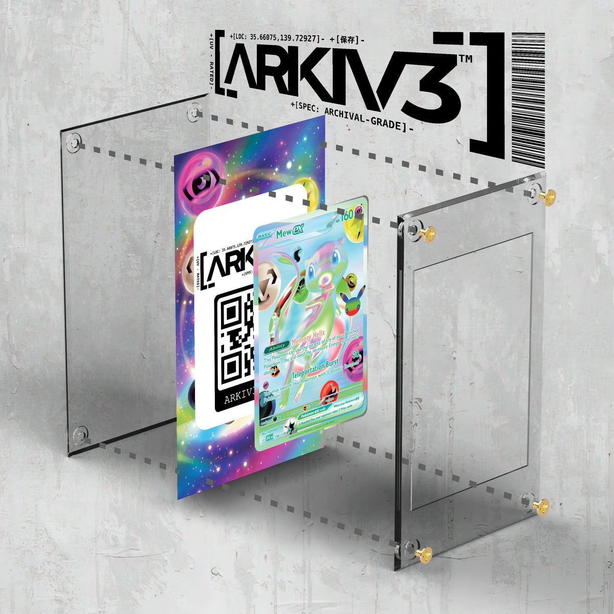 [UNIT: 158/128] // Mew ex Extended Art Display Case - Raw
