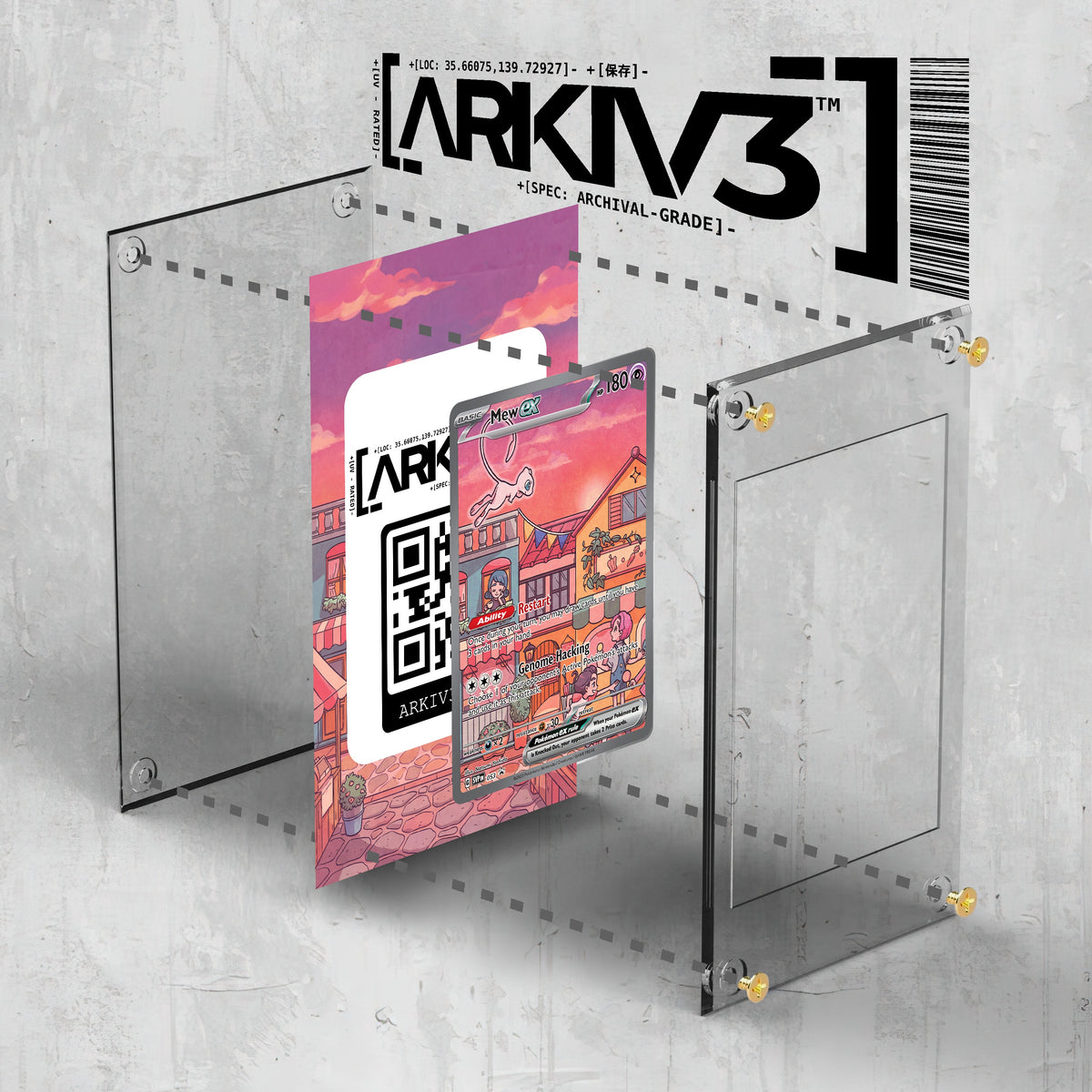 [UNIT: 53] // Mew ex Extended Art Display Case - Raw