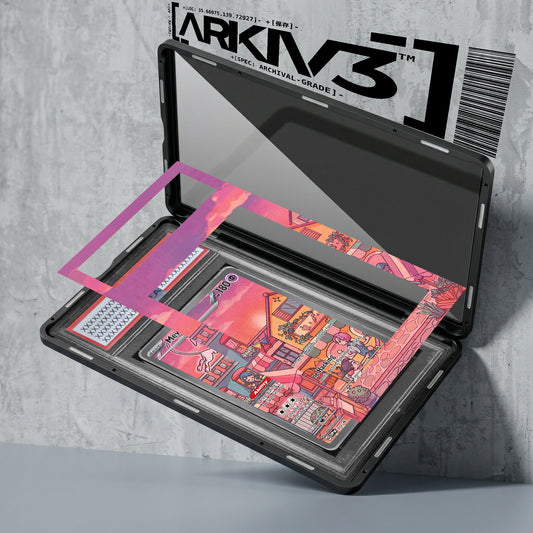 ARKIV3 PSA graded exploded mockup