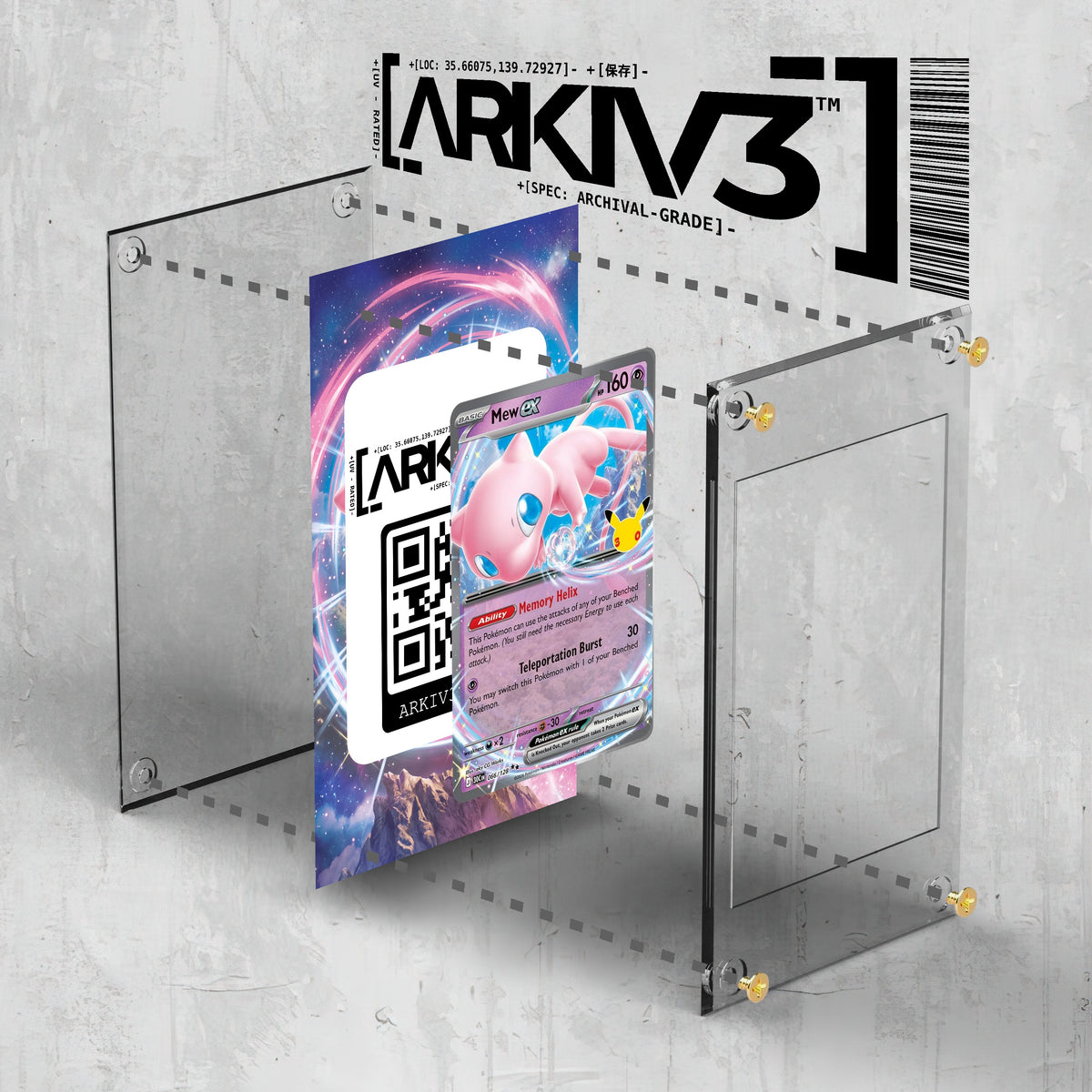 [UNIT: 66/128] // Mew ex Extended Art Display Case - Raw
