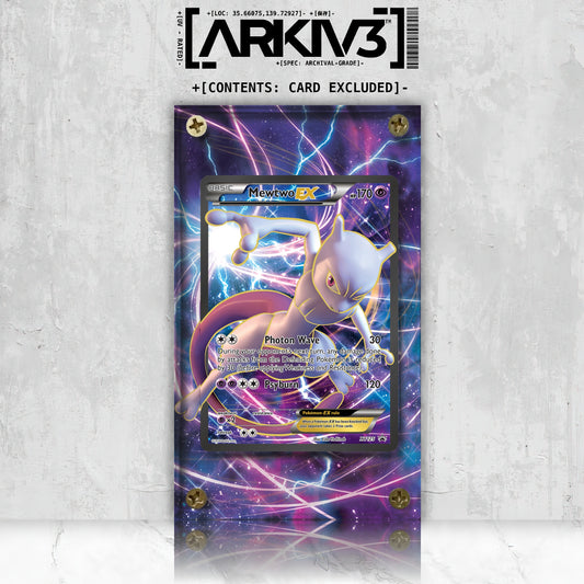 [UNIT: XY125] // Mewtwo-EX Extended Art Display Case - Raw