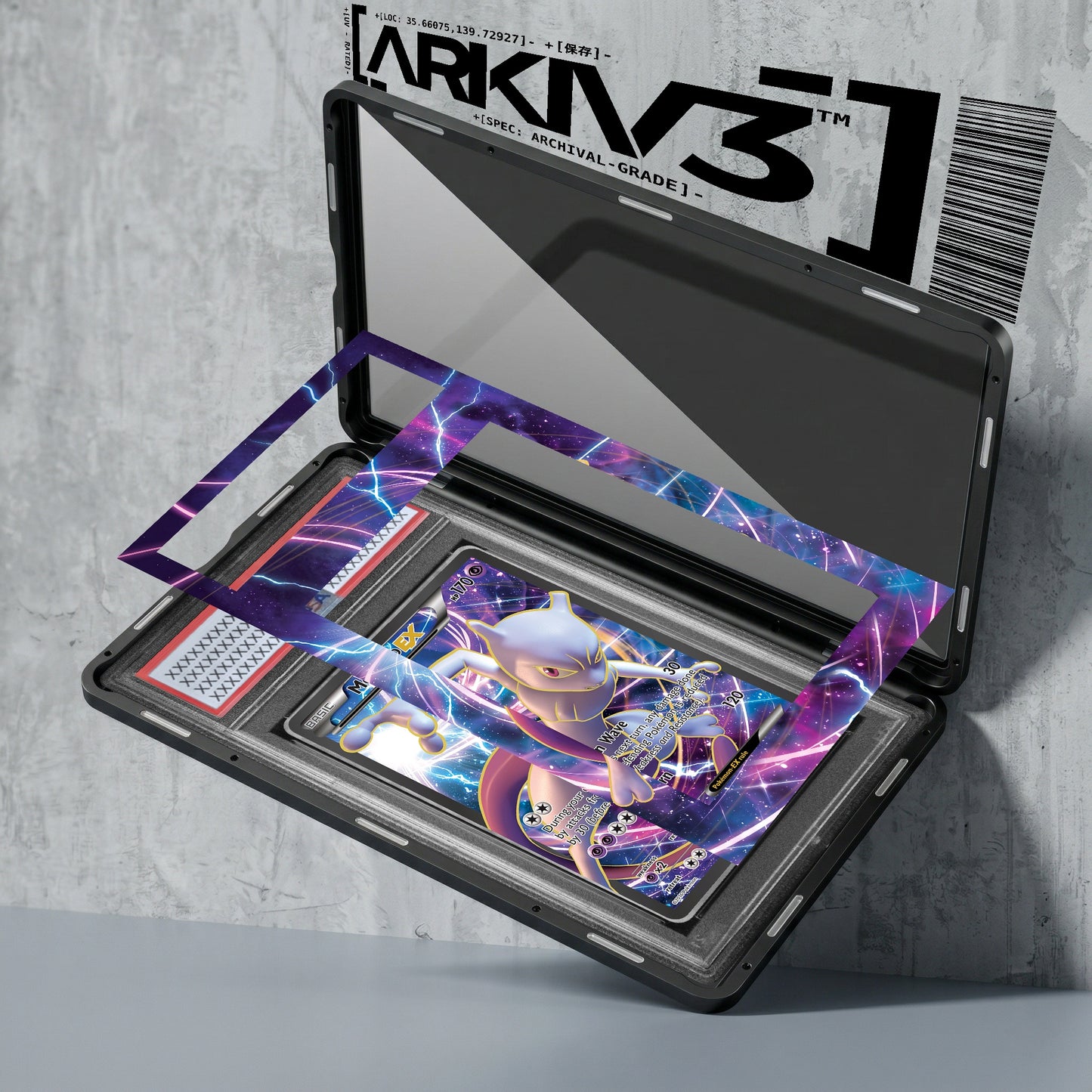 [UNIT: XY125/211] // Mewtwo-EX Extended Art Display Case - Graded