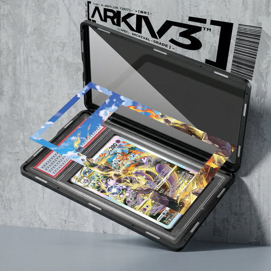ARKIV3 PSA graded exploded mockup