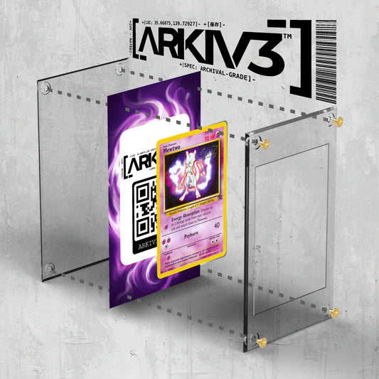 [UNIT: 03/53] // Mewtwo WB The First Movie Extended Art Display Case - Raw