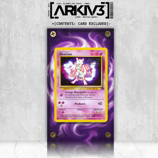 [UNIT: 03/53] // Mewtwo WB The First Movie Extended Art Display Case - Raw