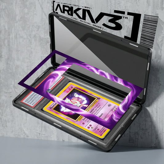 ARKIV3 PSA graded exploded mockup