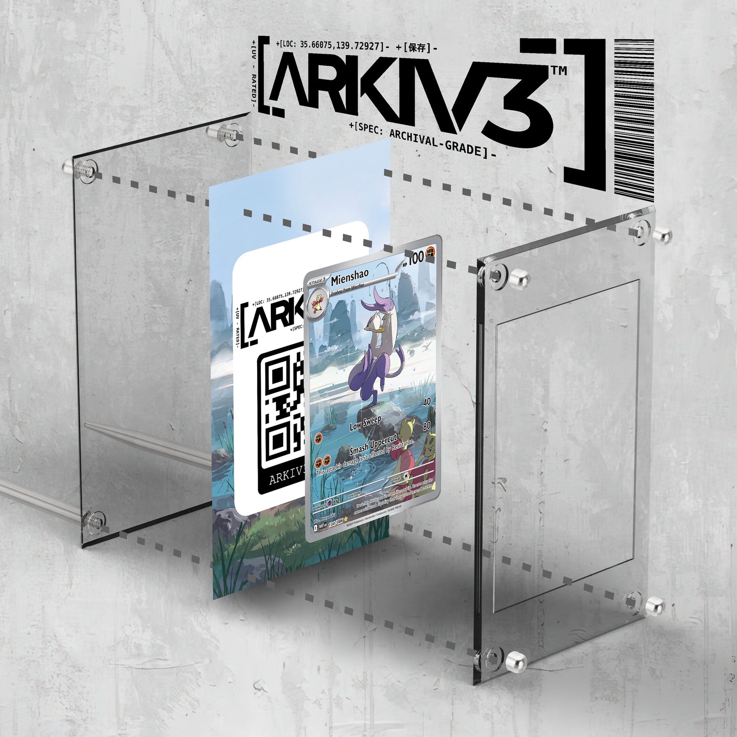 [UNIT: 134/86] // Mienshao Extended Art Display Case - Raw