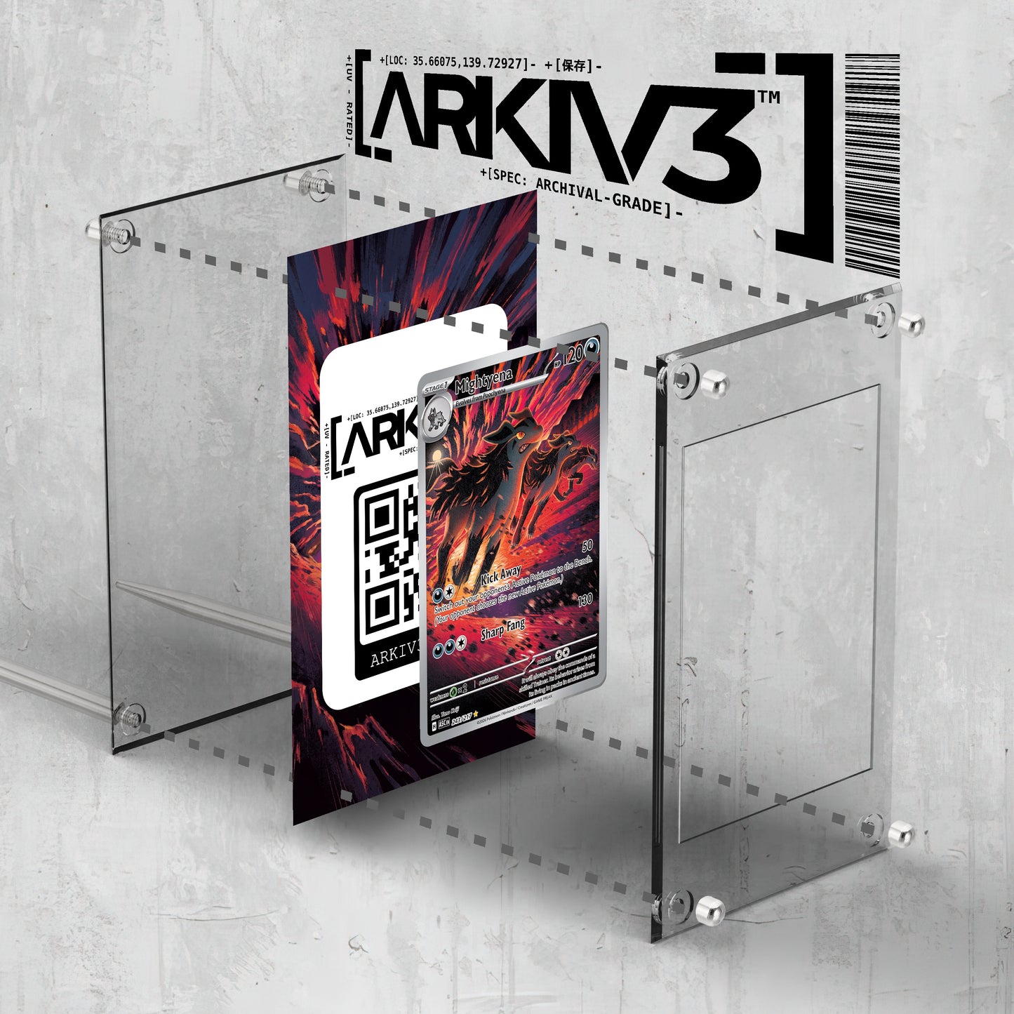 [UNIT: 243/217] // Mightyena Extended Art Display Case - Raw