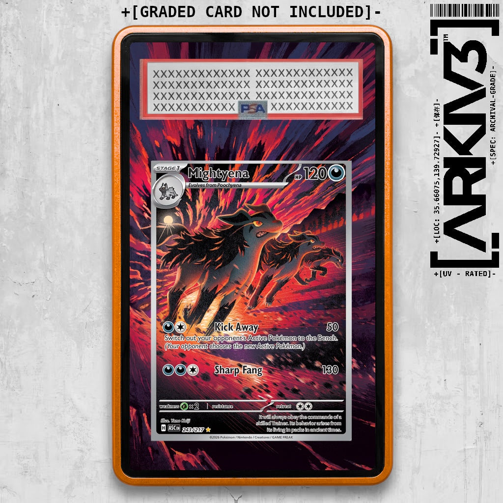 ARKIV3 PSA graded front - Orange
