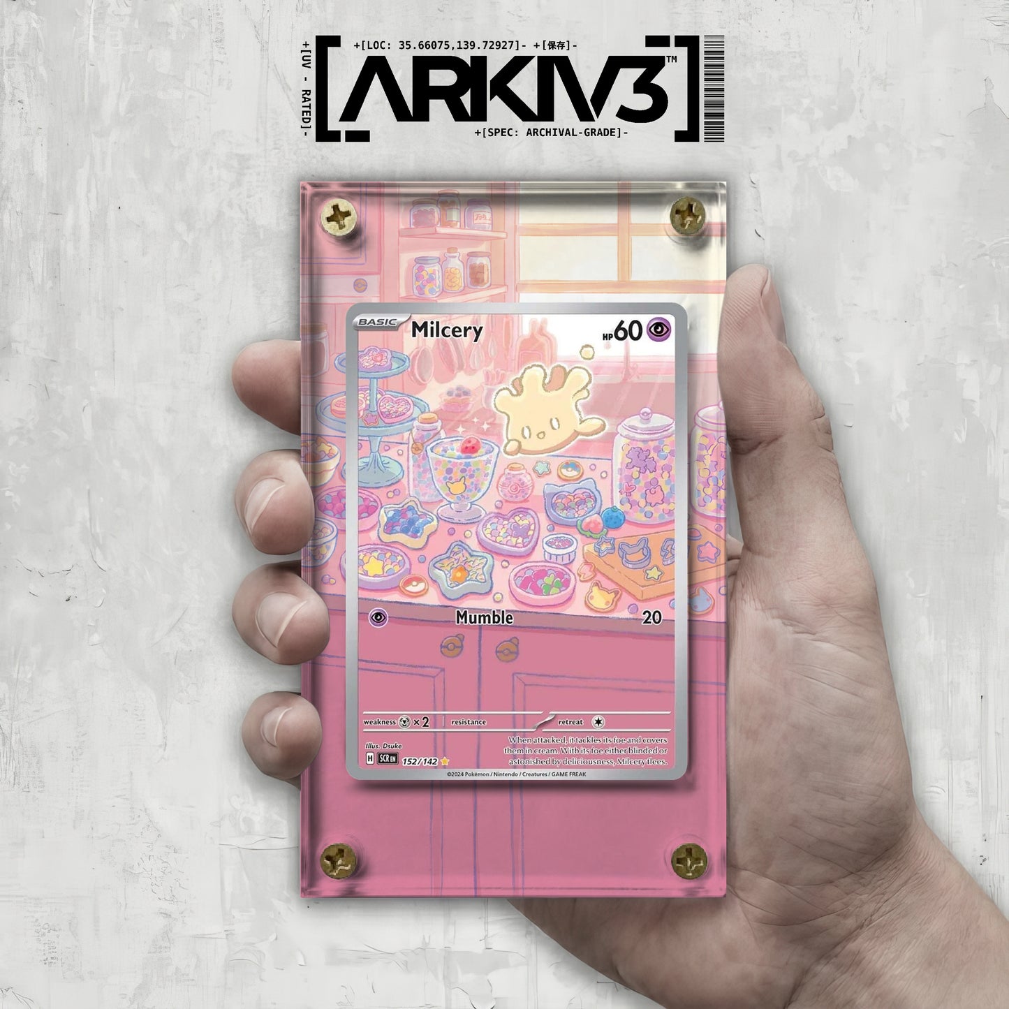[UNIT: 152/142] // Milcery Extended Art Display Case - Raw