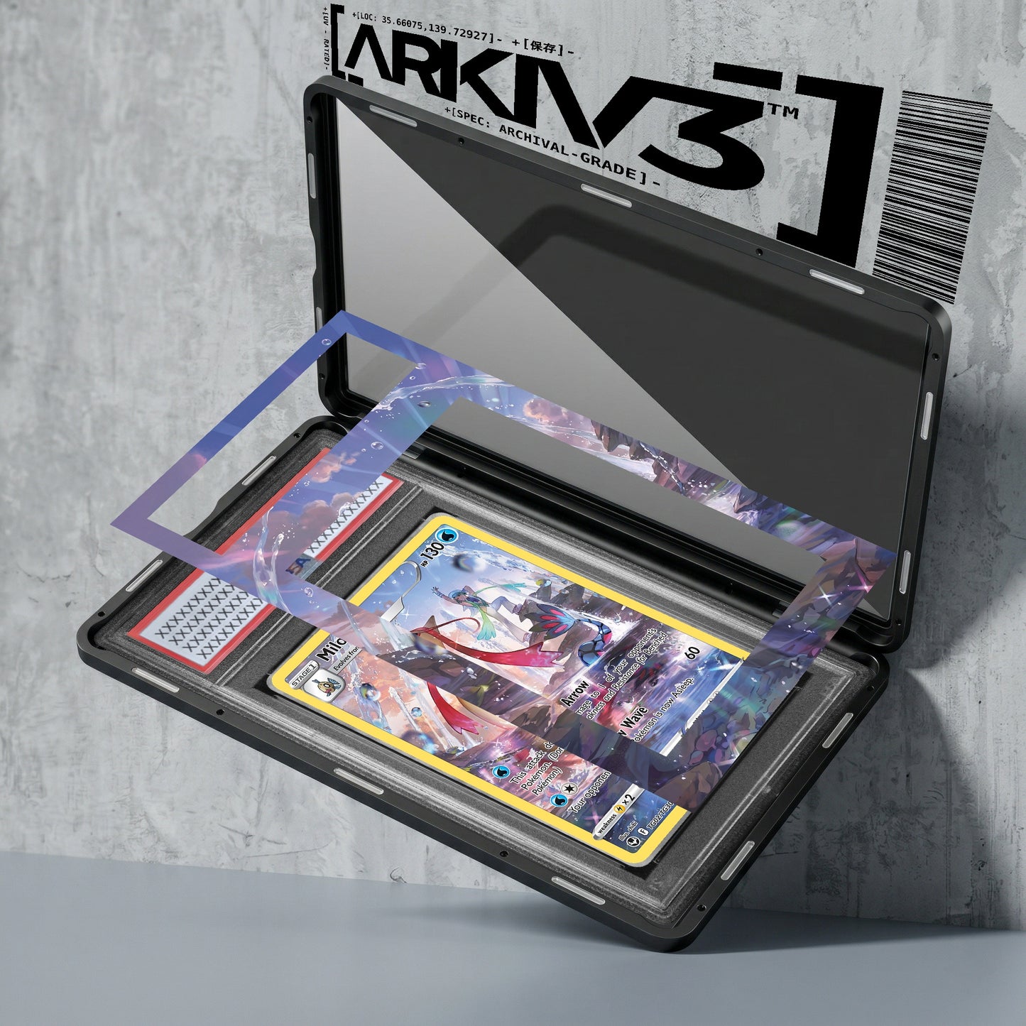 [UNIT: TG02/TG30] // Milotic Extended Art Display Case - Graded
