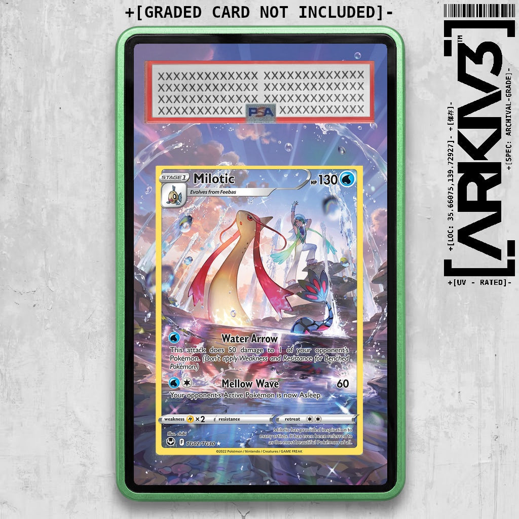 [UNIT: TG02/TG30] // Milotic Extended Art Display Case - Graded