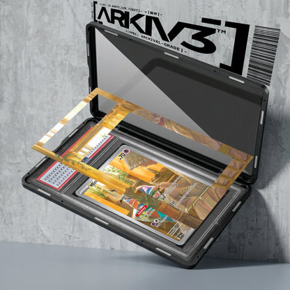 ARKIV3 PSA graded exploded mockup