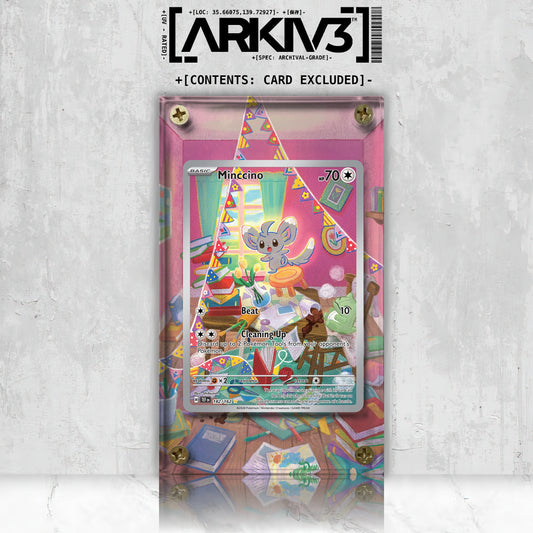[UNIT: 182/162] // Minccino Extended Art Display Case - Raw