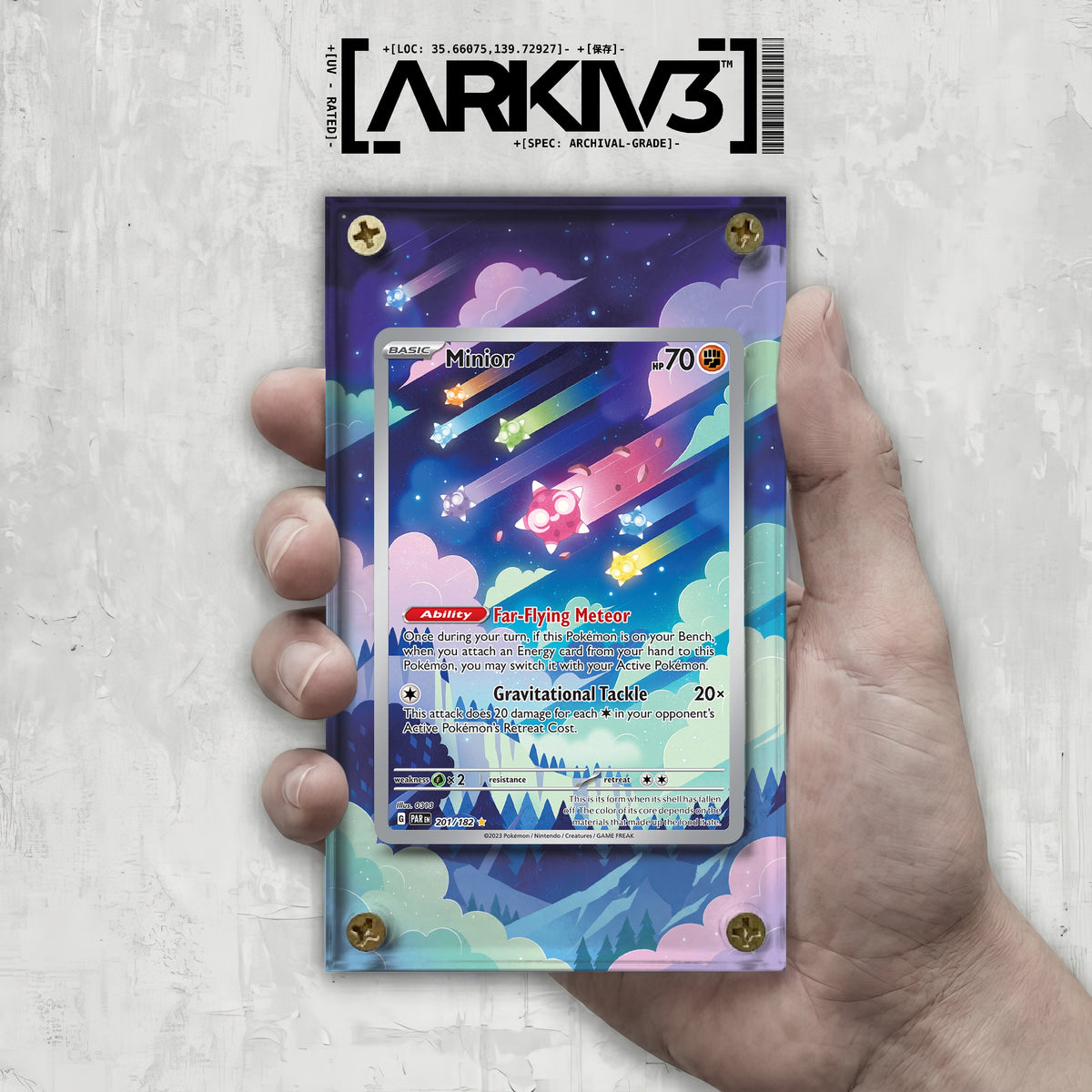 [UNIT: 201/182] // Minior Extended Art Display Case - Raw