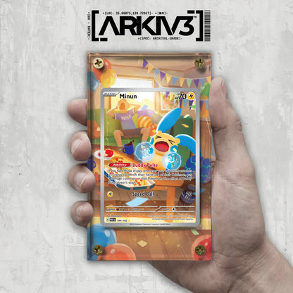 [UNIT: 194/182] // Minun Extended Art Display Case - Raw