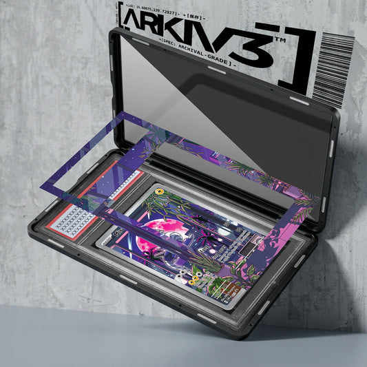 ARKIV3 PSA graded exploded mockup