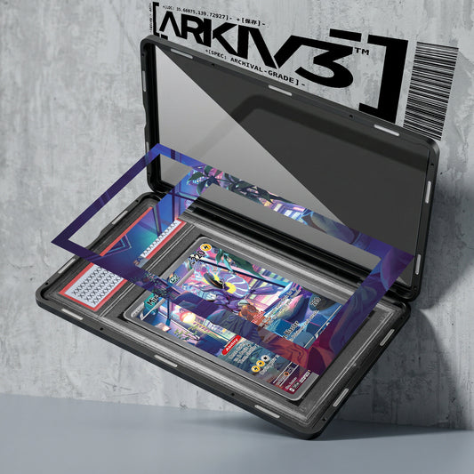 ARKIV3 PSA graded exploded mockup