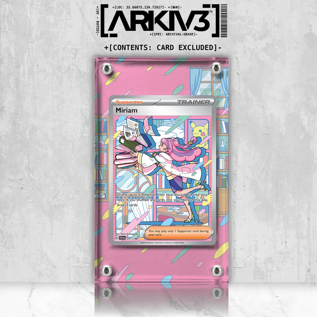 [UNIT: 251/198] // Miriam Extended Art Display Case - Raw