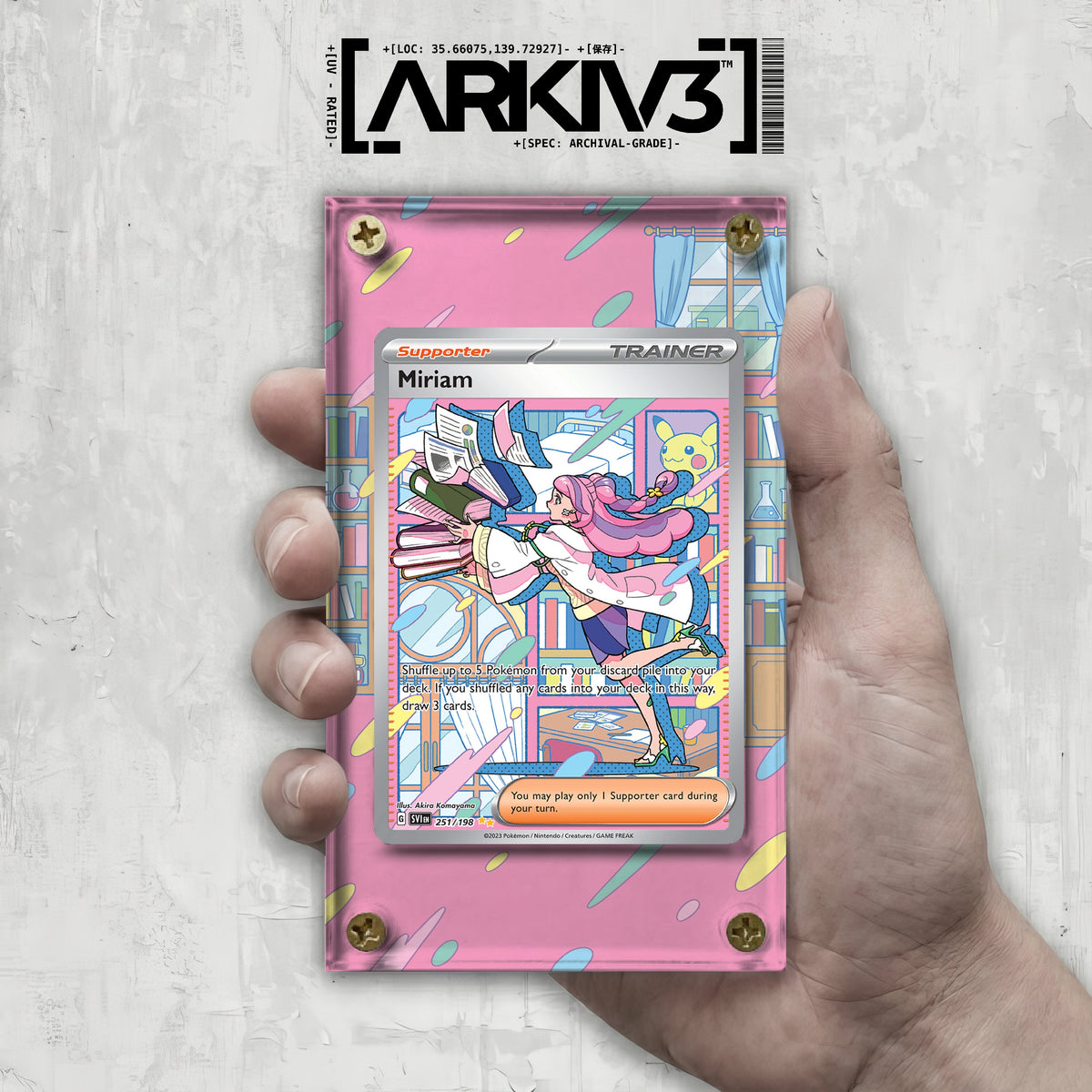 [UNIT: 251/198] // Miriam Extended Art Display Case - Raw