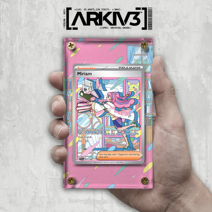 [UNIT: 251/198] // Miriam Extended Art Display Case - Raw