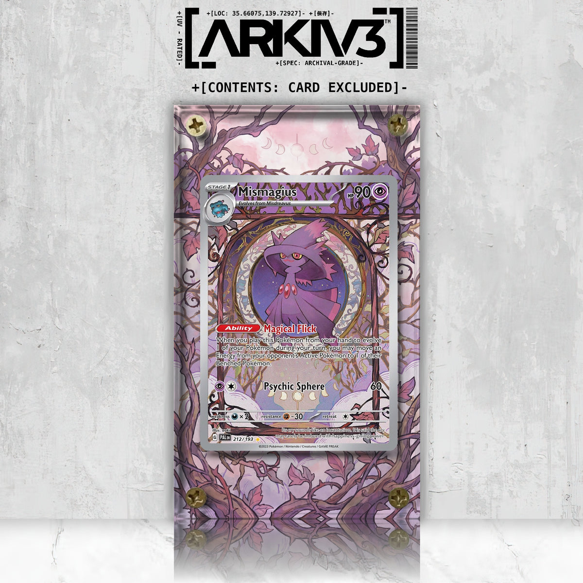 [UNIT: 212/193] // Mismagius Extended Art Display Case - Raw