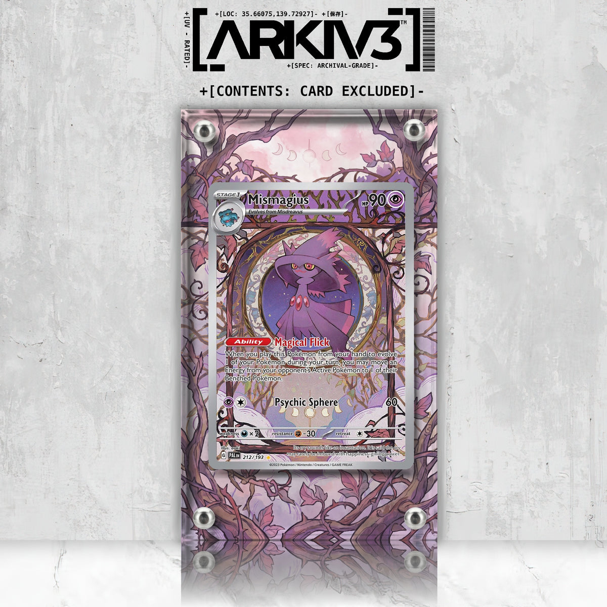 [UNIT: 212/193] // Mismagius Extended Art Display Case - Raw