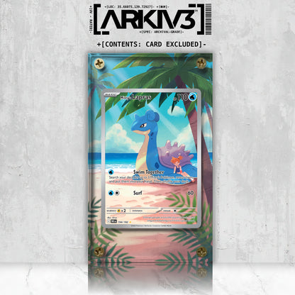 [UNIT: 194/182] // Misty's Lapras Extended Art Display Case - Raw