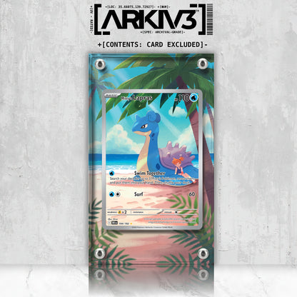 [UNIT: 194/182] // Misty's Lapras Extended Art Display Case - Raw
