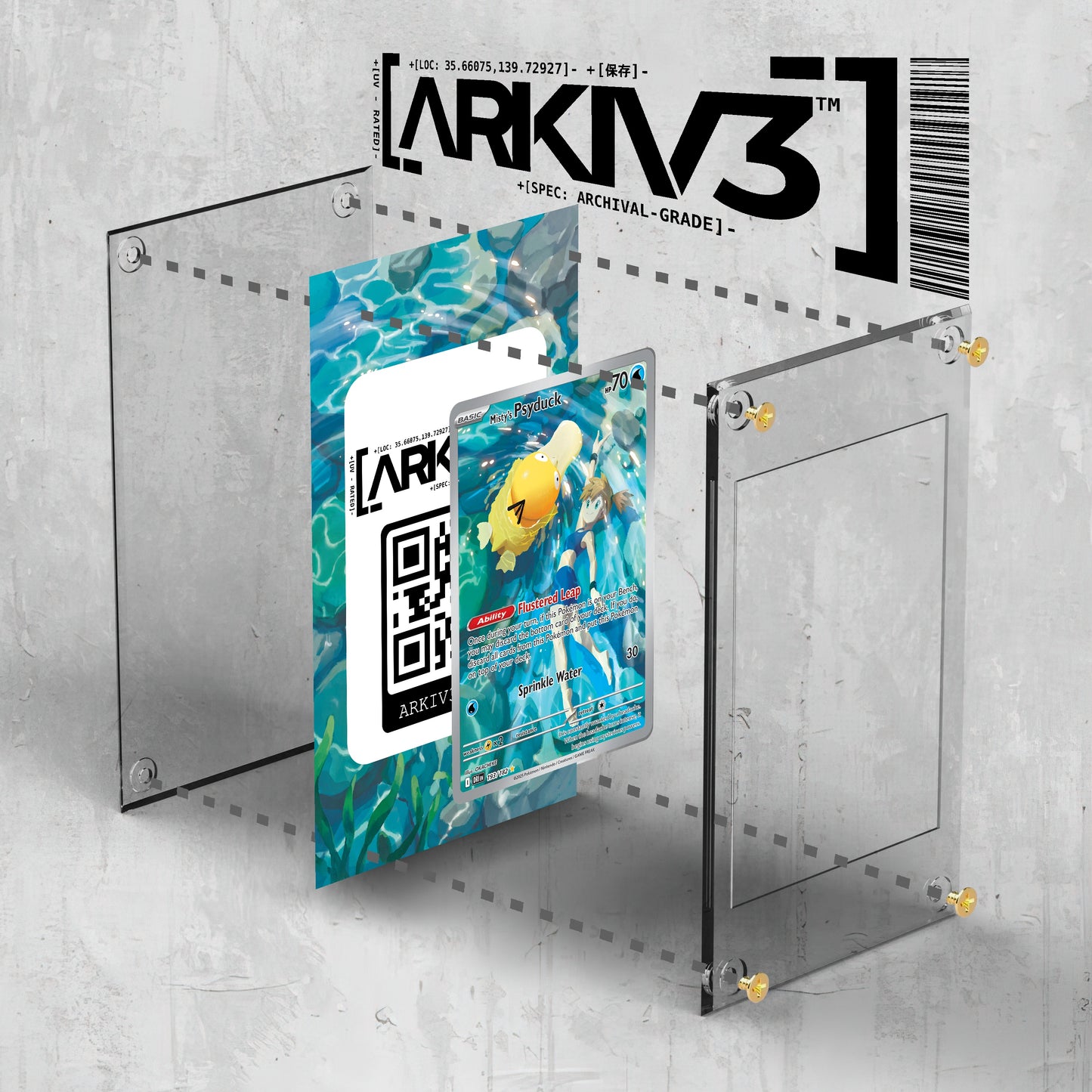 [UNIT: 193/182] // Misty's Psyduck Extended Art Display Case - Raw