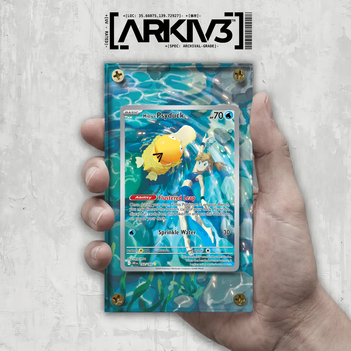 [UNIT: 193/182] // Misty's Psyduck Extended Art Display Case - Raw