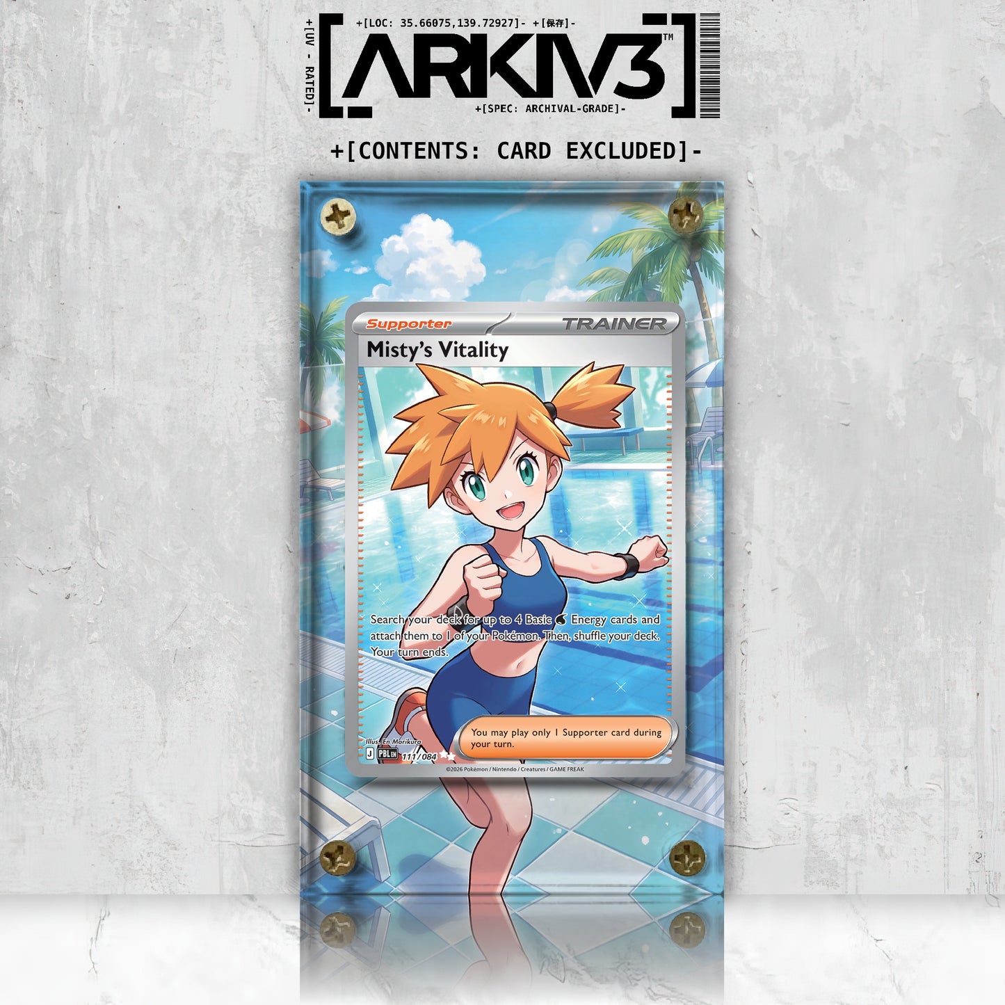 [UNIT: 111/84] // Misty's Vitality Extended Art Display Case - Raw