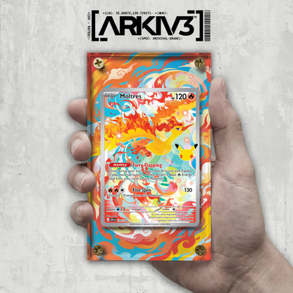 [UNIT: 130/128] // Moltres Extended Art Display Case - Raw