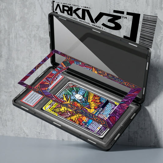 ARKIV3 PSA graded exploded mockup