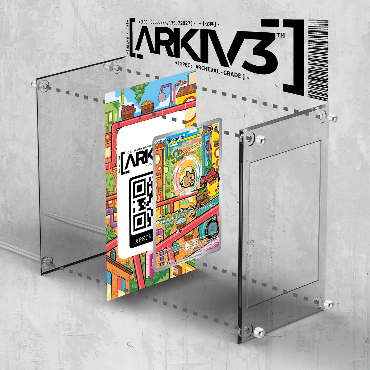 [UNIT: 135/128] // Morpeko Extended Art Display Case - Raw