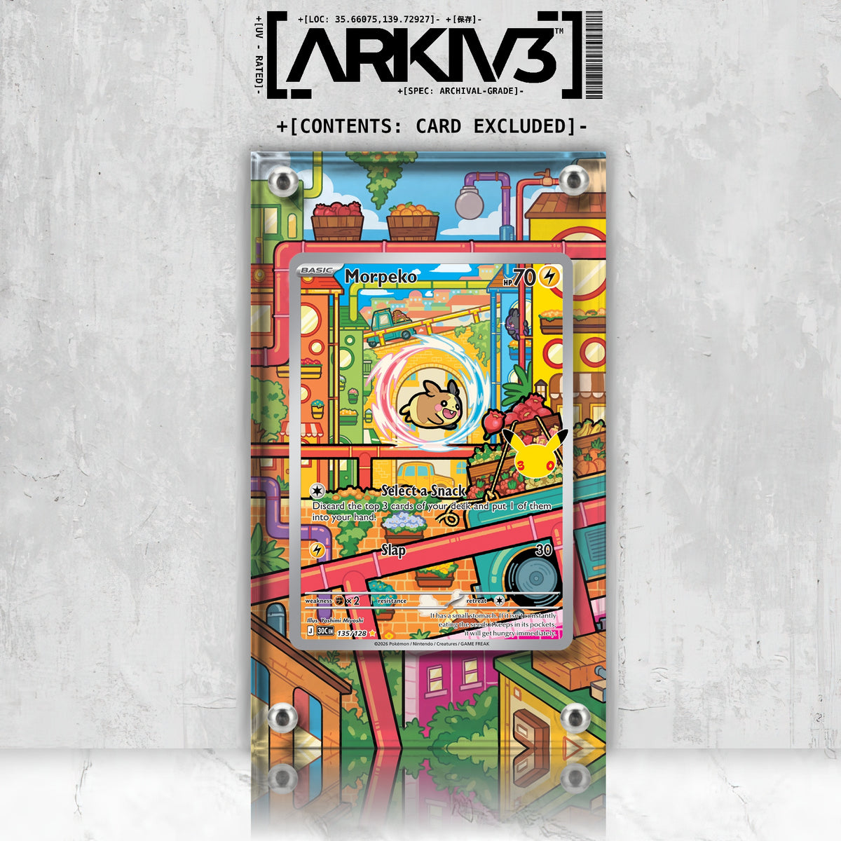 [UNIT: 135/128] // Morpeko Extended Art Display Case - Raw