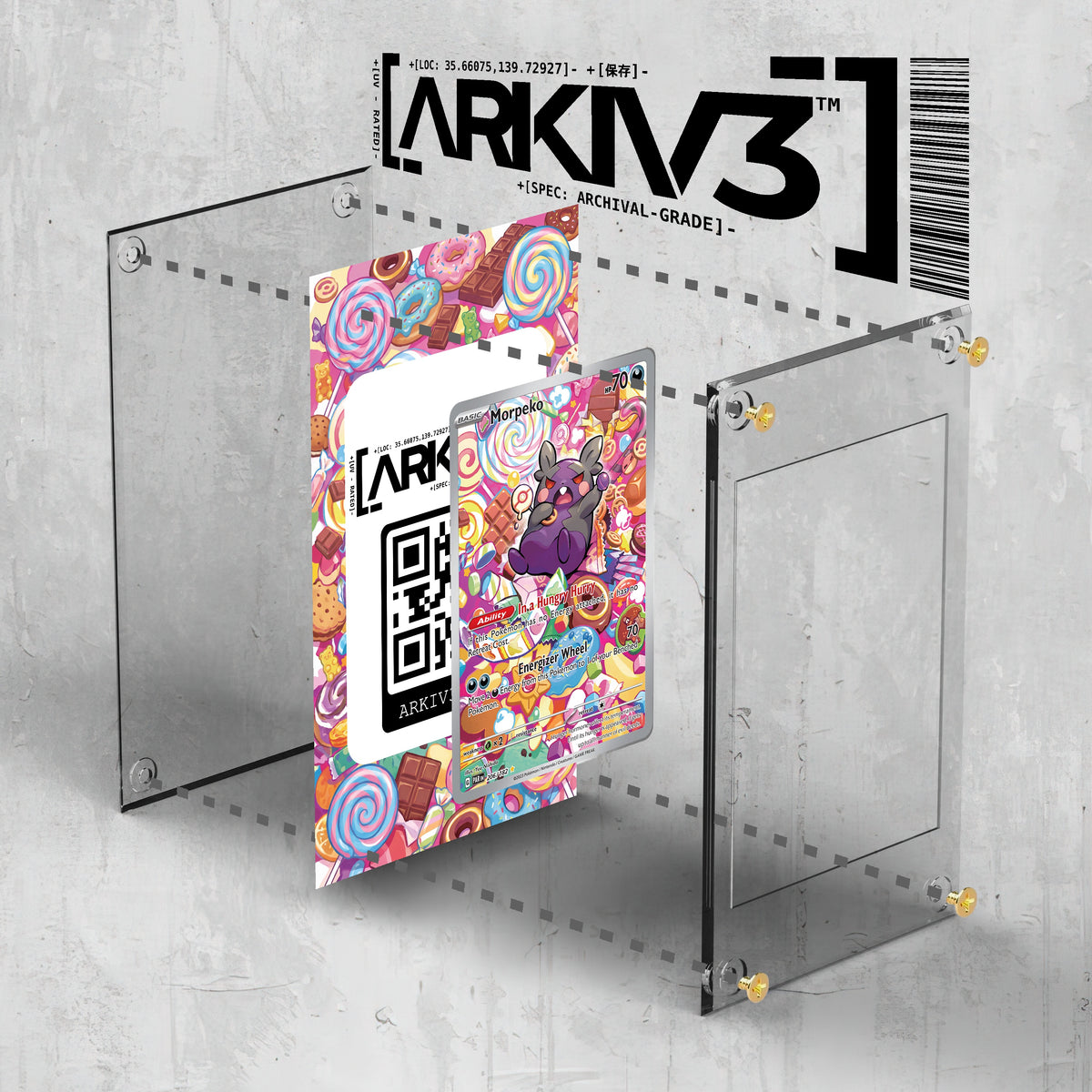 [UNIT: 206/182] // Morpeko Extended Art Display Case - Raw
